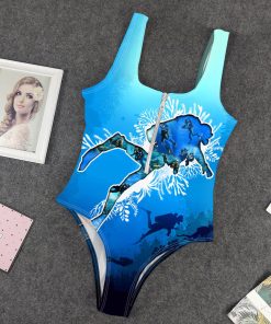 Gearhumans 3D Scuba Diving One Piece Swimsuit