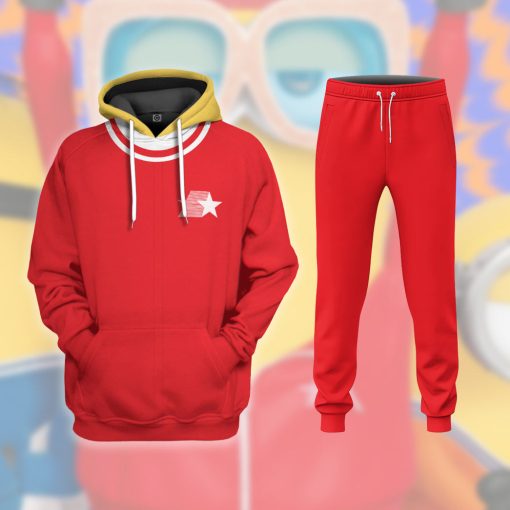 Gearhumans 3D Minions Kevin Red Custom Sweatpants