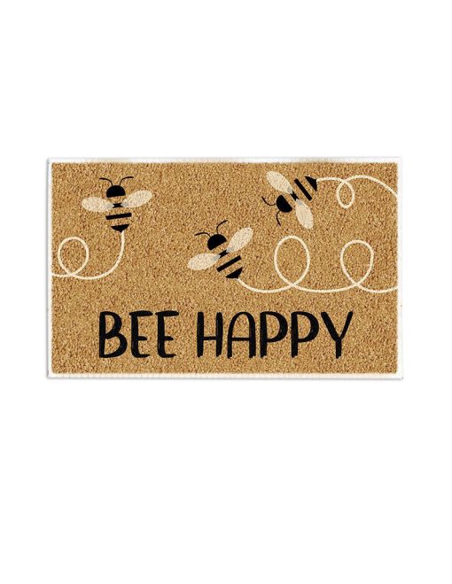 Gearhumans Bee Happy - Doormat