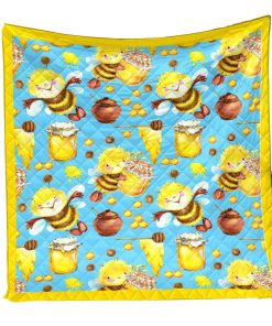 Gearhumans Yellow Bee Quilt