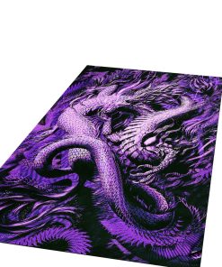 Gearhumans VIOLET DRAGON RUG