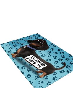Gearhumans I Have A Long Day- Dachshund Dog Rug