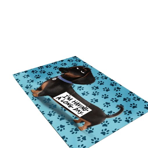 Gearhumans I Have A Long Day- Dachshund Dog Rug