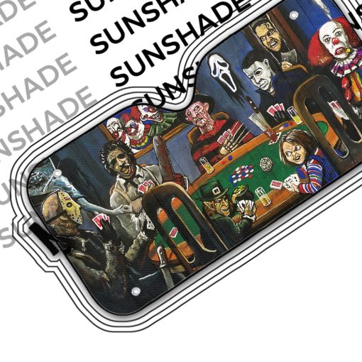 Gearhumans 3D Scary Play Together Custom Car Auto Sunshade 4 Gearhumans 3D Scary Play Together Custom Car Auto Sunshade - Image 4