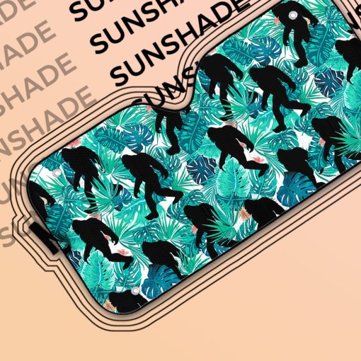 Gearhumans 3D Bigfoot Tropical Hawaii Car Auto Sunshade