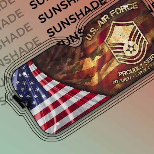 Gearhumans 3D US Air Force Auto Sun Shade