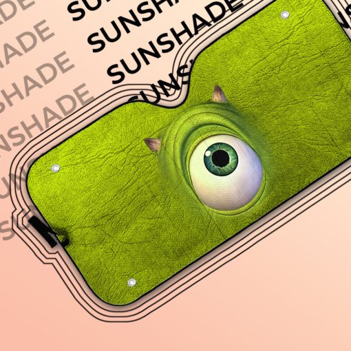 Gearhumans 3D Mike Wazowski Auto Sun Shade