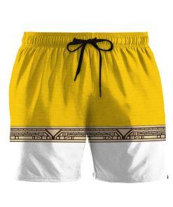 Gearhumans 3D Power Ranger Zeo Yellow Shorts