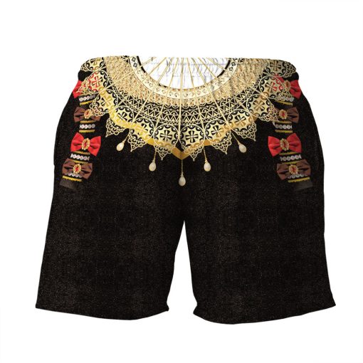 Gearhumans 3D Custom Elizabeth I Of England Shorts - Image 2
