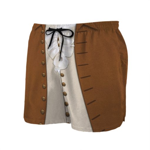 Gearhumans 3D Custom Alexander Hamilton Shorts - Image 3