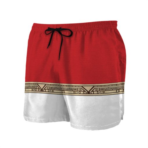Gearhumans 3D Power Ranger Zeo Red Shorts