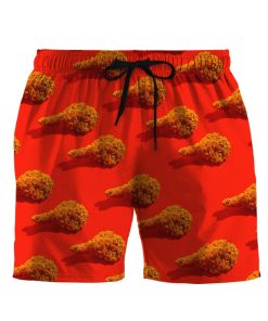 Gearhumans 3D Fried Chicken Shorts