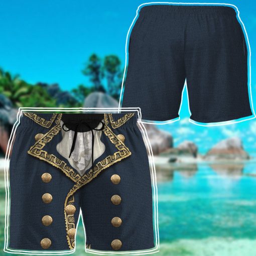 Gearhumans 3D Custom Marquis De Lafayette Shorts