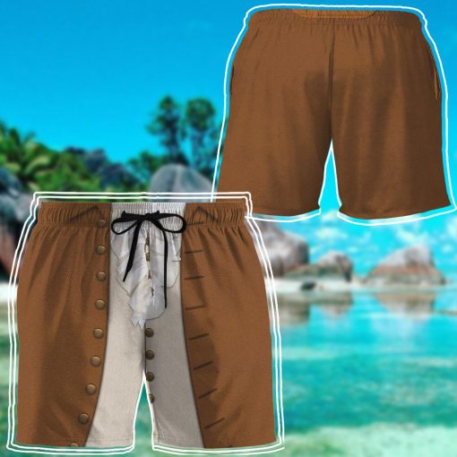 Gearhumans 3D Custom Alexander Hamilton Shorts - Image 6