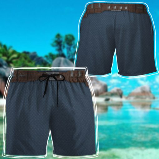 Gearhumans 3D Sam Wilson Captain America Custom Beach Short