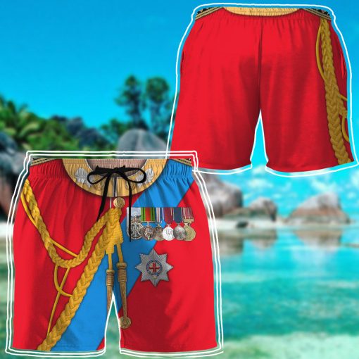 Gearhumans 3D Custom Queen Elizabeth Shorts
