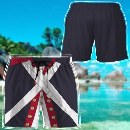 Gearhumans 3D Custom Continental Army Shorts - Image 5