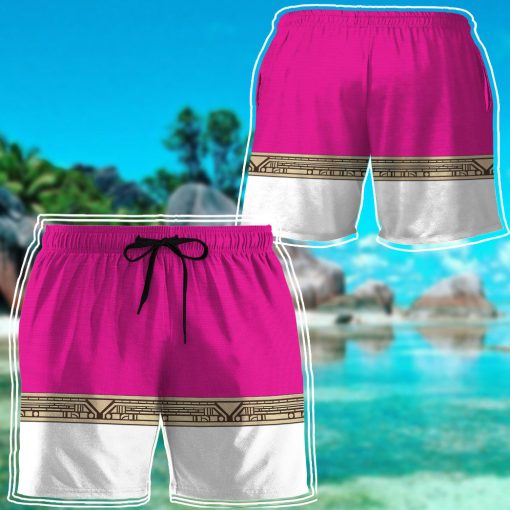 Gearhumans 3D Power Ranger Zeo Pink Shorts