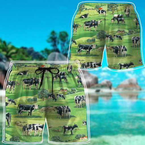 Gearhumans 3D Dairy Cow Beach Short - Image 7