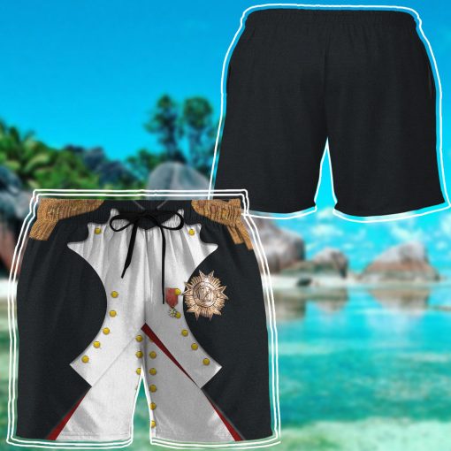 Gearhumans 3D Custom Napoleon Bonaparte Shorts