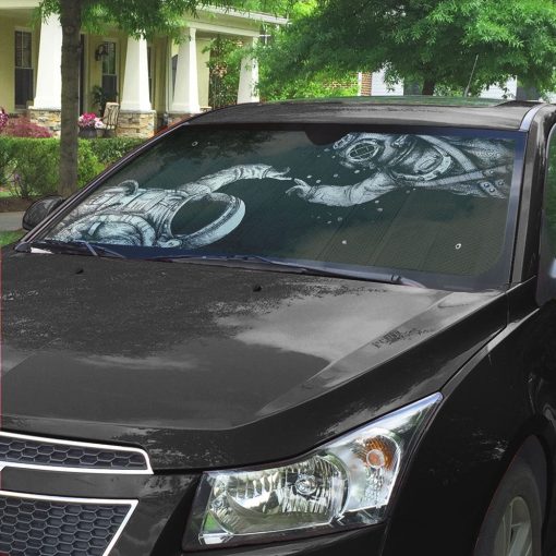 Gearhumans 3D Scuba Diving Astronaut Finger Touch Auto Sunshade - Image 8