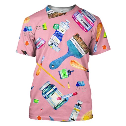Gearhumans Art Teacher- 3D All Over Printed Shirt - Image 3