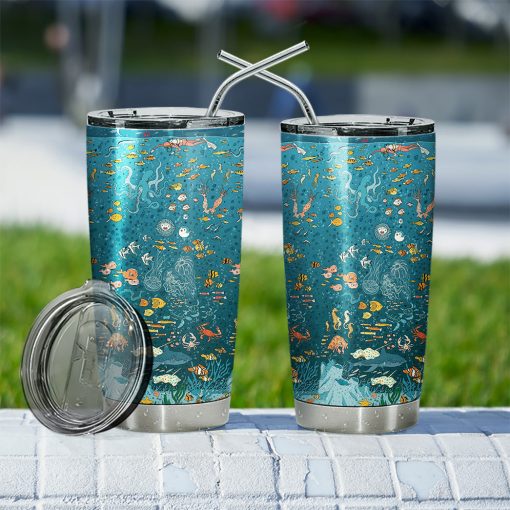 Gearhumans 3D Under The Sea Population Scuba Diving Tumbler