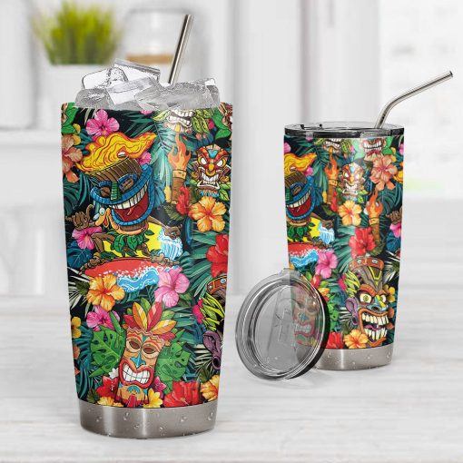 Gearhumans 3D Tiki Tiki Awesome Tumbler