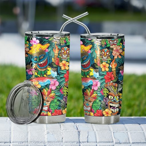 Gearhumans 3D Tiki Tiki Awesome Tumbler