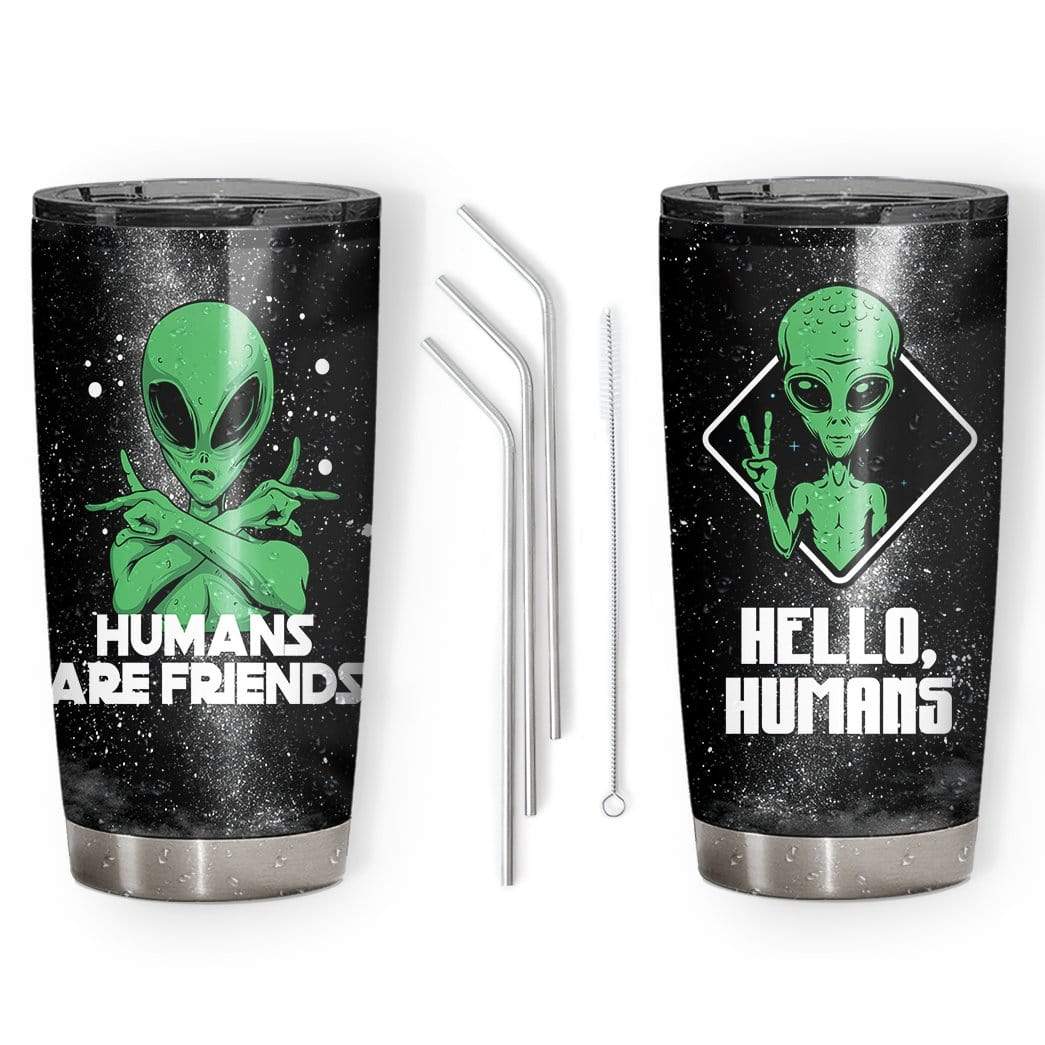 Gearhumans 3D Hello Humans Custom Design Vacuum Insulated Tumbler 4 Gearhumans 3D Hello Humans Custom Design Vacuum Insulated Tumbler - Image 3