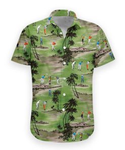 Gearhumans 3D Golf Hawaii Shirt