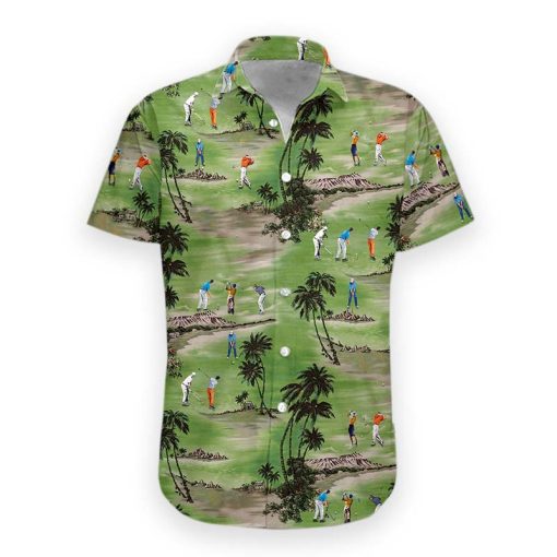 Gearhumans 3D Golf Hawaii Shirt
