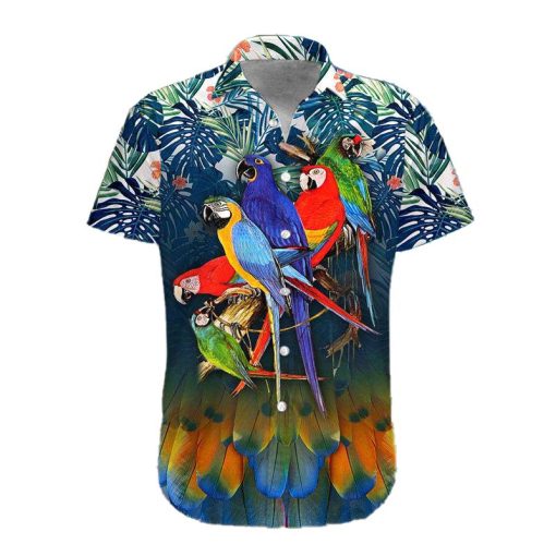 Gearhumans 3D Parrot Hawaii Shirt
