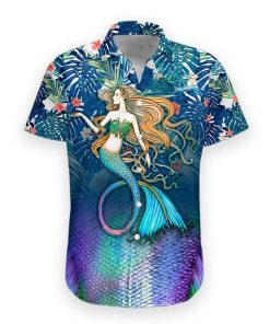 Gearhumans 3D Mermaid Hawaii Shirt