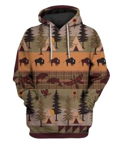 Aborigines Custom T-shirt - Hoodies Apparel HD-GH110677 3D Custom Fleece Hoodies Hoodie S