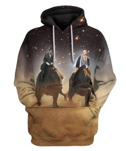Abraham Lincoln and George Washington T-Shirts Hoodies Apparel HD-QM3112191 3D Custom Fleece Hoodies Hoodie S 