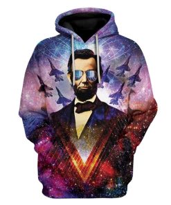 Abraham Lincoln Custom T-Shirts Hoodies Apparel HD-AT1112195 3D Custom Fleece Hoodies Hoodie S 