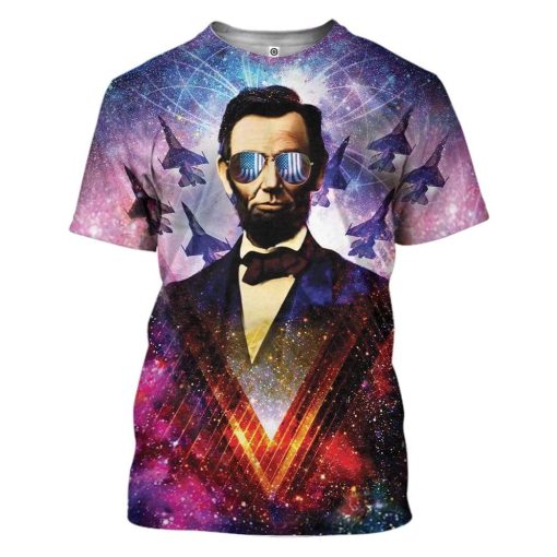 Abraham Lincoln Custom T-Shirts Hoodies Apparel HD-AT1112195 3D Custom Fleece Hoodies T-Shirt S