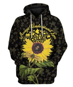Accept Understand Love Custom T-Shirts Hoodie Apparel HD-QM2001202 3D Custom Fleece Hoodies Hoodie S 