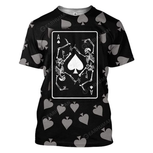 Ace Of Spades T-Shirts Hoodie Apparel SK-QM27111910 3D Custom Fleece Hoodies T-Shirt S