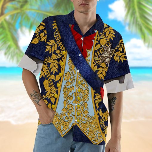 Gearhumans 3D Custom Louis XV Hawaii Shirt