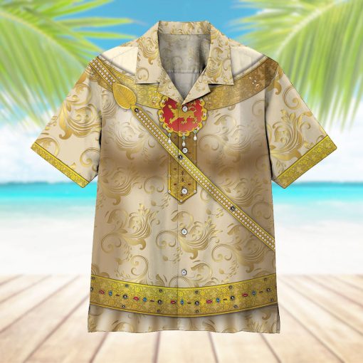Gearhumans 3D Custom Eleanor Of Aquitaine Hawaii Shirt - Image 6