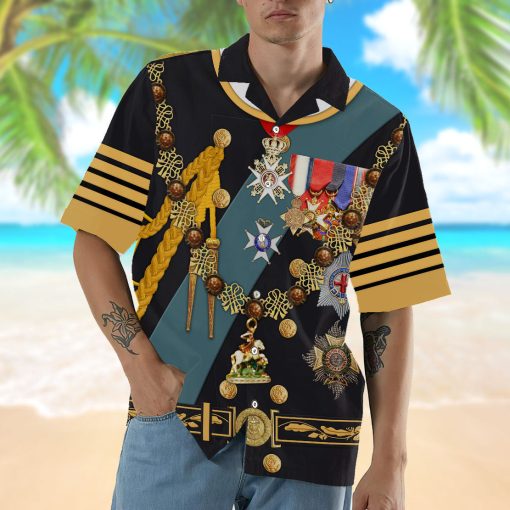Gearhumans 3D Custom Prince Charles Hawaii Shirt - Image 8