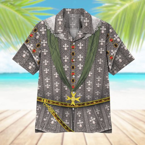 Gearhumans 3D Full Print Henry IV Of France Hawaii Shirt
