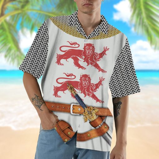 Gearhumans 3D Custom William I Of England Hawaii Shirt