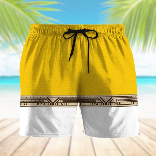 Gearhumans 3D Power Ranger Zeo Yellow Shorts