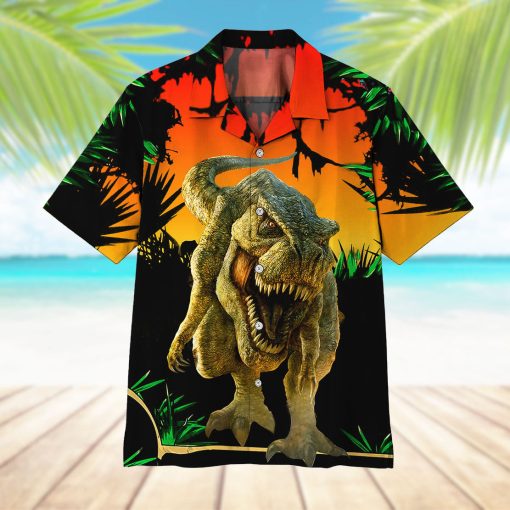 Gearhumans 3D Dinosaur Hawaii Shirt 5 Gearhumans 3D Dinosaur Hawaii Shirt - Image 5