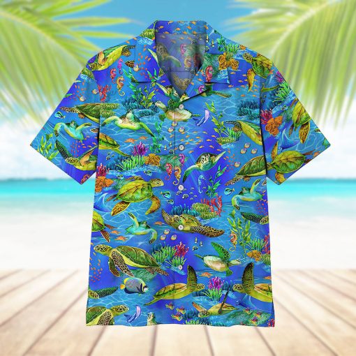 Gearhumans 3D Sea Turtle Hawaii Shirt 6 Gearhumans 3D Sea Turtle Hawaii Shirt - Image 6