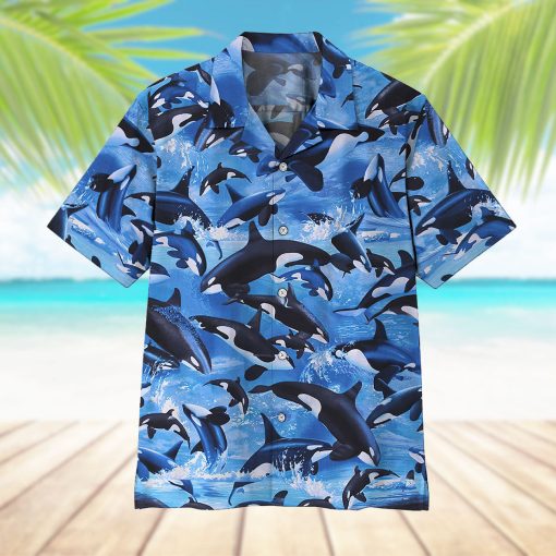 Gearhumans 3D Dolphins Hawaii Shirt - Image 7