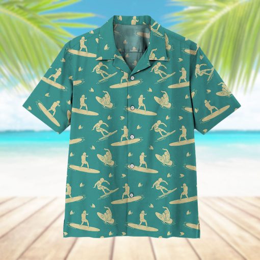Gearhumans 3D Surfing Hawaii Shirt